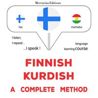 Produktbild: suomi - kurdi : t&auml;ydellinen menetelm&auml;