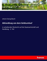 Produktbild: Abhandlung von dem Geldsumlauf