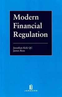 Produktbild: Ross, J: Modern Financial Regulation