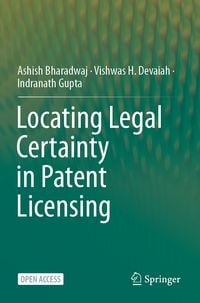 Produktbild: Locating Legal Certainty in Patent Licensing