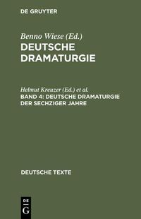 Produktbild: Deutsche Dramaturgie der Sechziger Jahre