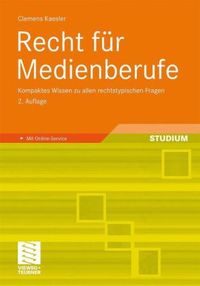 Produktbild: Recht f&uuml;r Medienberufe
