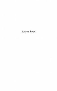 Produktbild: Arc En Siecle - Roman