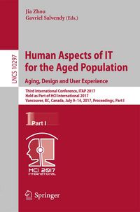 Produktbild: Human Aspects of IT for the Aged Population. Aging, Design and User Experience