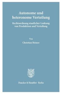 Produktbild: Autonome und heteronome Verteilung.