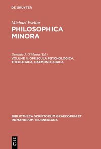 Produktbild: Opuscula psychologica, theologica, daemonologica