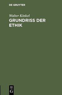 Produktbild: Grundriss der Ethik