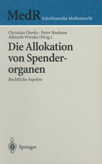 Produktbild: Die Allokation von Spenderorganen