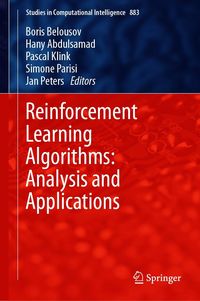 Produktbild: Reinforcement Learning Algorithms: Analysis and Applications