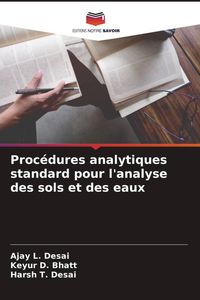 Produktbild: Proc&eacute;dures analytiques standard pour l'analyse des sols et des eaux