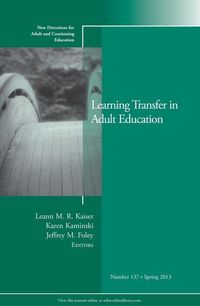 Produktbild: Learning Transfer in Adult Education