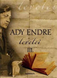 Produktbild: Ady Endre levelei 3. r&eacute;sz