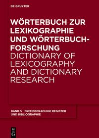 Wörterbuch zur Lexikographie und Wörterbuchforschung / Äquivalentregister und Bibliographie