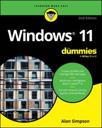 Produktbild: Windows 11 For Dummies, 2nd Edition