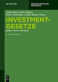 Produktbild: &sect;&sect; 214 - 360 KAGB