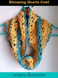 Produktbild: Blooming Hearts Cowl | Crochet Pattern (Easy Crochet Patterns, #17)