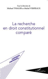 Produktbild: La recherche en droit constitutionnel compar&eacute;