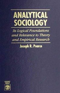 Produktbild: Pearce, J: Analytical Sociology