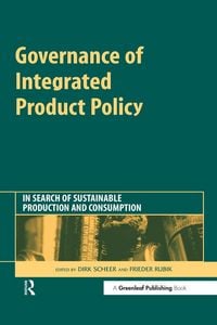 Produktbild: Governance of Integrated Product Policy
