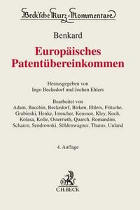 Produktbild: Europ&auml;isches Patent&uuml;bereinkommen. EP&Uuml;