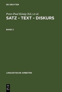 Produktbild: Satz - Text - Diskurs. Band 2