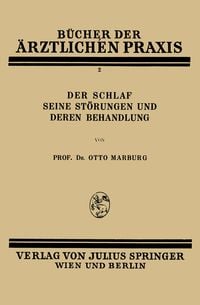 Produktbild: Der Schlaf Seine St&ouml;rungen und Deren Behandlung