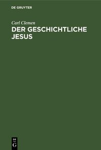 Produktbild: Der geschichtliche Jesus