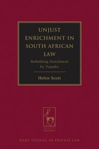 Produktbild: Unjust Enrichment in South African Law