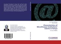 Produktbild: Characteristics of Microfinance Institutions' Clients in Kenya