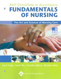 Produktbild: Skill Checklists to Accompany Fundamentals of Nursing: The Art and Science of Nursing Care