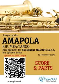 Produktbild: Amapola for Saxophone Quartet (score and parts)