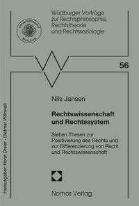 Produktbild: Rechtswissenschaft und Rechtssystem