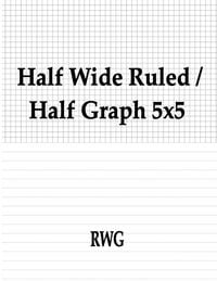 Produktbild: Half Wide Ruled / Half Graph 5x5