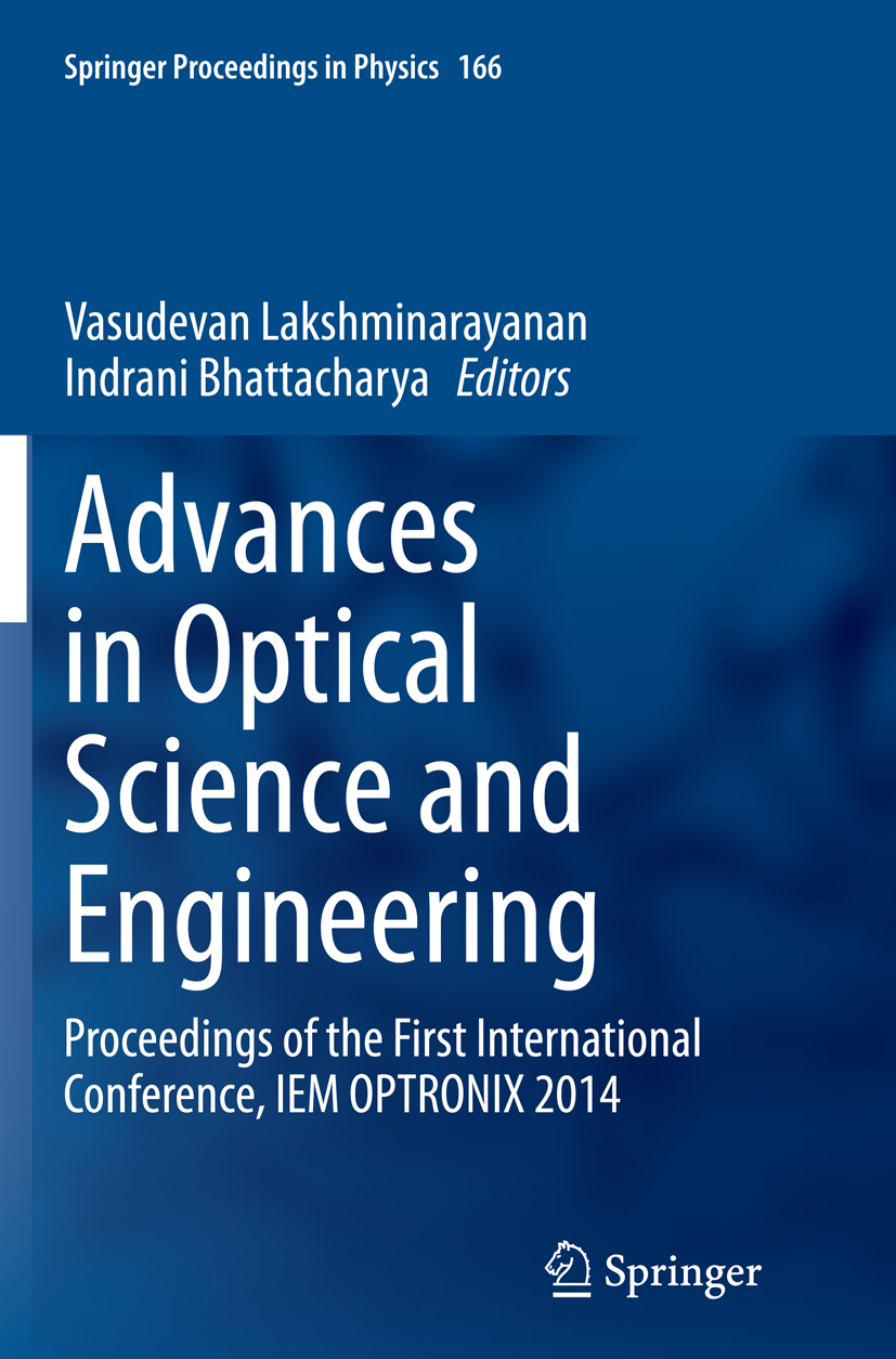 Produktbild: Advances in Optical Science and Engineering