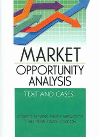 Produktbild: Stevens, R: Market Opportunity Analysis