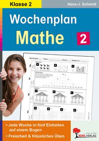 Produktbild: Wochenplan Mathe / Klasse 2