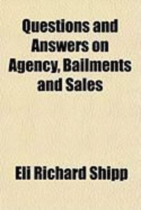 Produktbild: Questions and Answers on Agency, Bailments and Sales