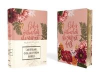 Produktbild: Niv, Artisan Collection Bible, Cloth Over Board, Pink Floral, Designed Edges Under Gilding, Red Letter Edition, Comfort Print
