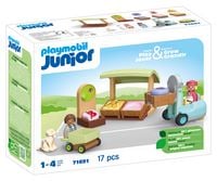 Produktbild: 71691 JUNIOR Bio-Marktstand & Gabelstapler