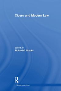 Produktbild: Cicero and Modern Law