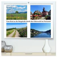 Produktbild: Vom Ried an die Bergstra&szlig;e, durch den Odenwald ins Neckartal (hochwertiger Premium Wandkalender 2027 DIN A2 quer), Kunstdruck in Hochglanz