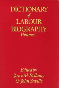 Produktbild: Dictionary of Labour Biography