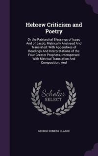 Produktbild: Hebrew Criticism and Poetry