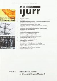 Produktbild: International Journal of Urban and Regional Research, Volume