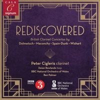 Produktbild: Rediscovered-Britische Klarinettenkonzerte