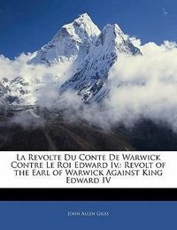 Produktbild: Giles, J: Fre-Revolte Du Conte De Warwic