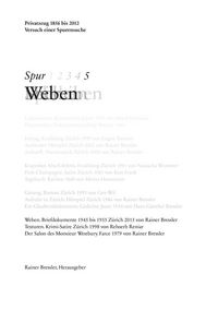 Produktbild: Spur 5 Weben