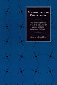 Produktbild: Machiavelli and Epicureanism