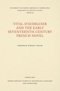 Produktbild: Vital d'Audiguier and the Early Seventeenth-Century French Novel