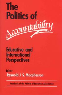 Produktbild: Macpherson, R: Politics of Accountability